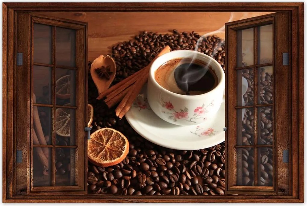 Poszterek 120x80 Kávé pálcával