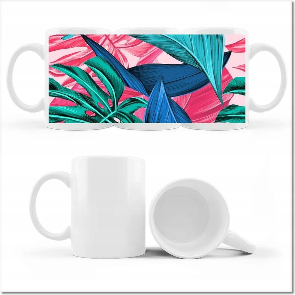 Fotós bögre Monster Trópusi motívum