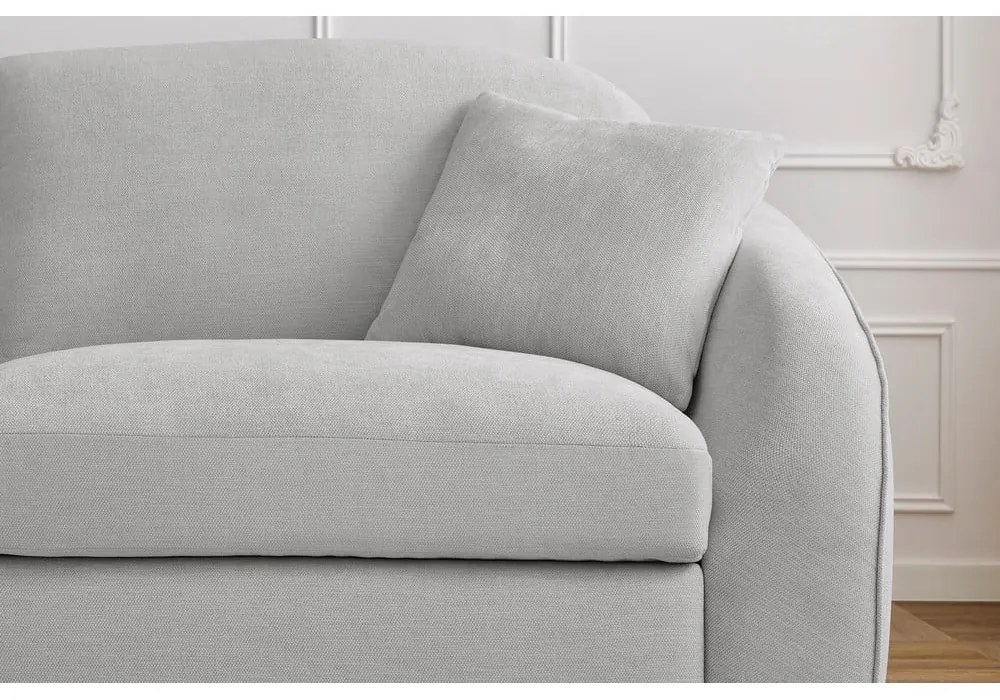 Világosszürke kinyitható kanapé 235 cm Cezanne – Bobochic Paris