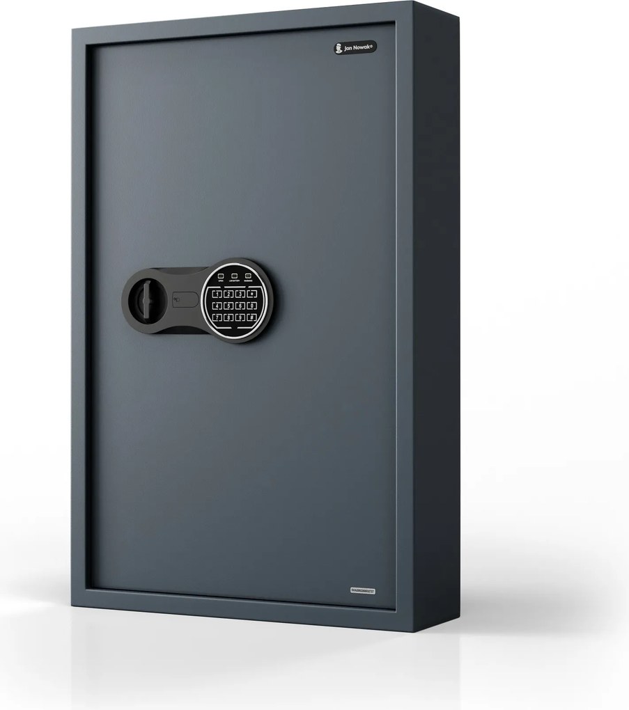 Kulcsszekrény elektronikus bedobónyílással és kódzárral, 133 kulcshoz, 430x665x130 mm: BRUCE