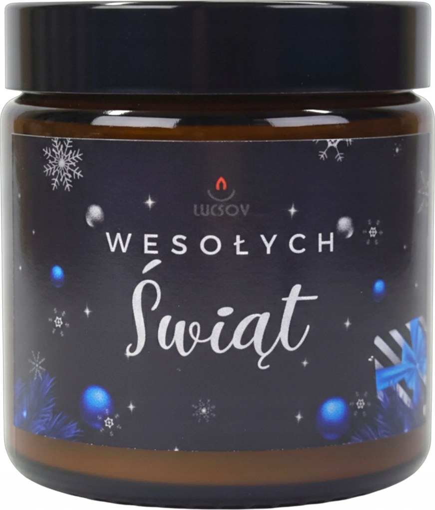 Karácsonyi Szójagyertya 120ML Clementine Cupcake Aromás Ajándék