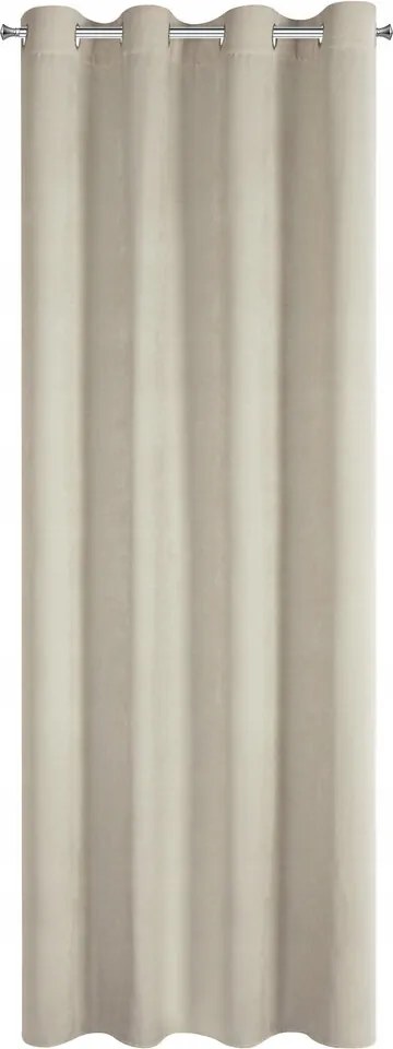 Függöny készre szerelve Vani 140x250 Eurofirany világos bézs sima