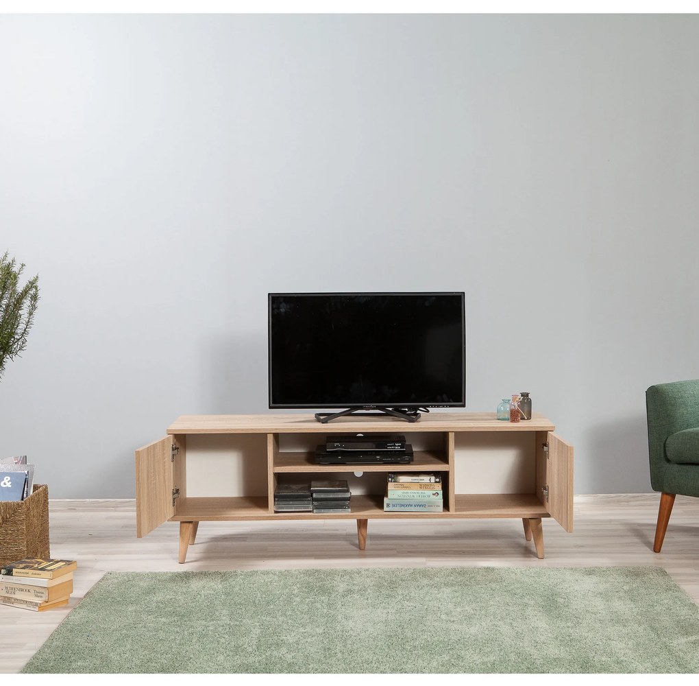 TV asztal/szekrény Thalia 121 (szonoma tölgy). 1088365