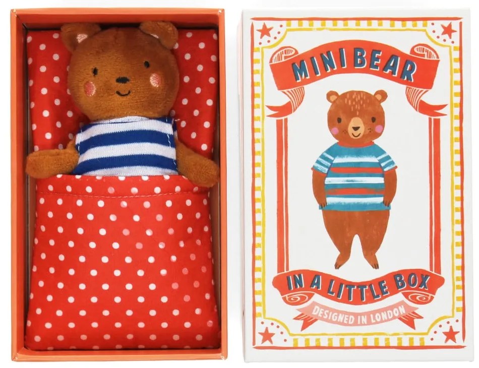 Plüssjáték Mini Bear in a Little Box – Rex London