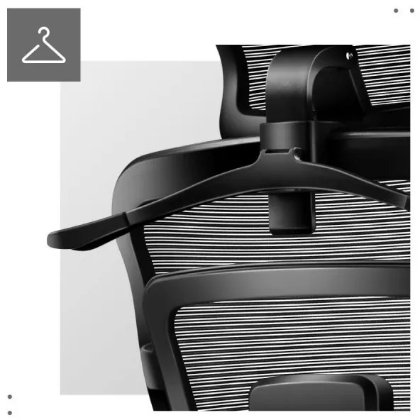 Ergonomikus ortopéd kényelmes irodai forgószék , deréktámasz fekete