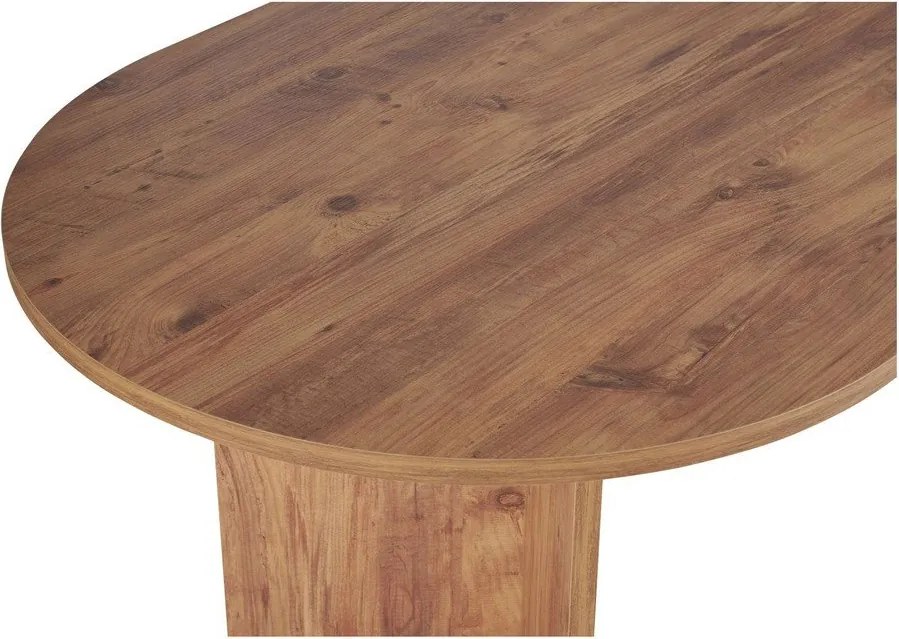 Étkezőasztal borovi fenyő dekorral 90x200 cm Sabella – Kalune Design