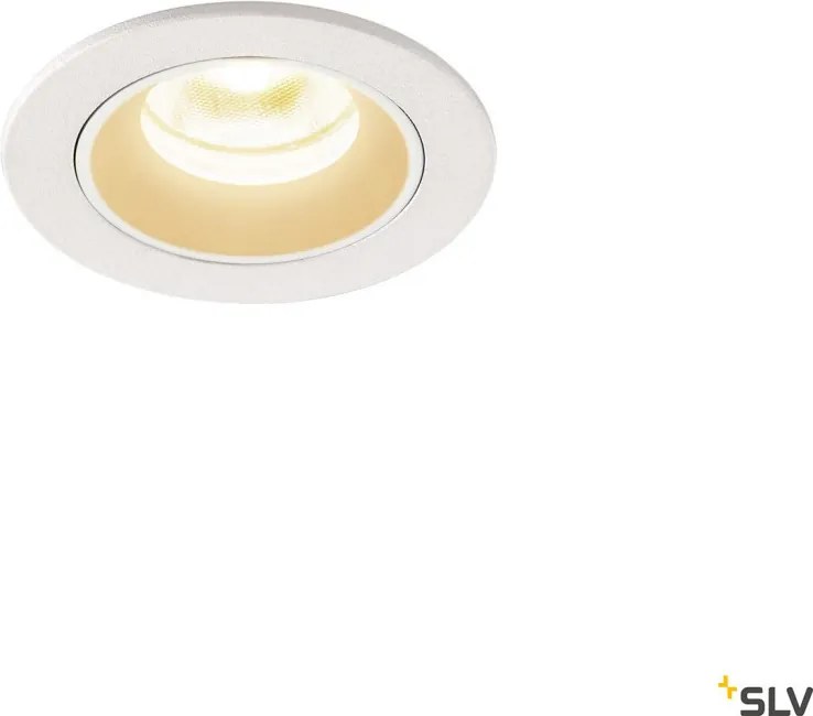 SLV NUMINOS® XS 1005533 Beépíthető spotlámpa 1x7W/LED 3000K 720LM IP20/IP44