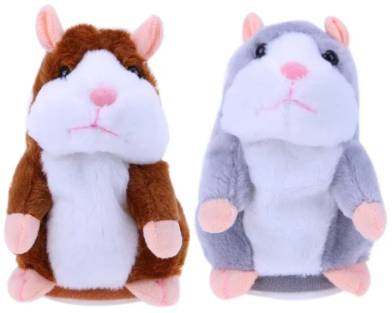 Interaktív beszélő hörcsög - barna