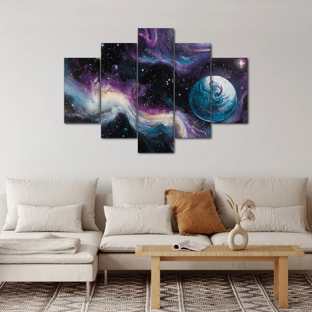 Kép - Festett univerzum (150x105 cm)