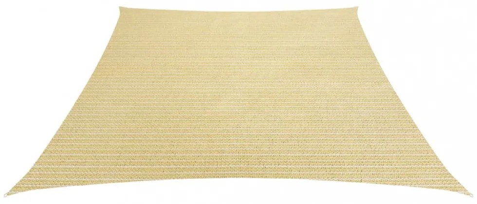 bézs HDPE napvitorla 160 g/m² 3/4 x 2