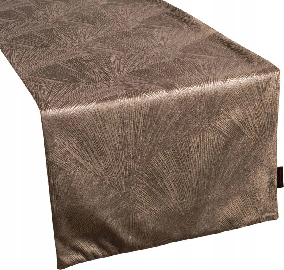 Dekorációs futópad Goja 40x140 Pierre Cardin barna, ginkgo levél