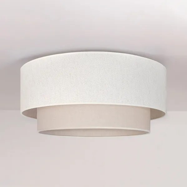 Brilagi - LED mennyezeti lámpa BOHO ECO 1xE27/10W/230V átmérő 40 cm krémszínű