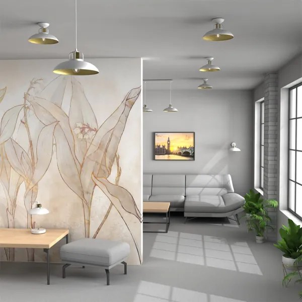 Csillár zsinóron FELIX 1xE27/60W/230V fehér