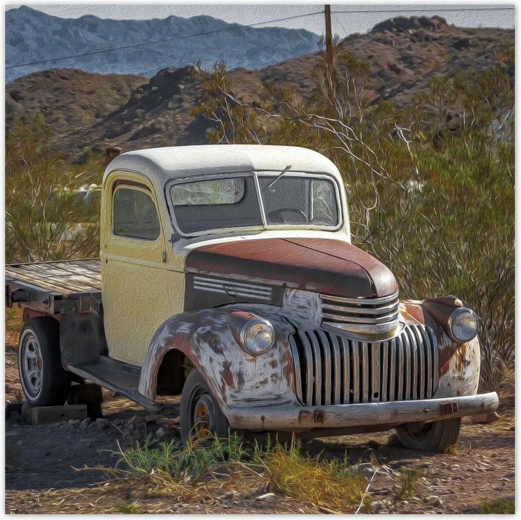 Poszterek 100x100 Antik autó Usa