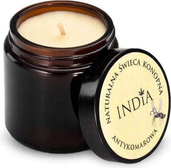 Szúnyogriasztó gyertya kender natúr 90 g