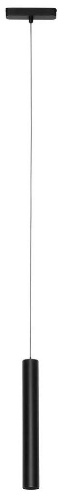 Modern fekete függőlámpa 1 fázisú sínrendszerhez 4,5W 3000K - Magnetic Cassie