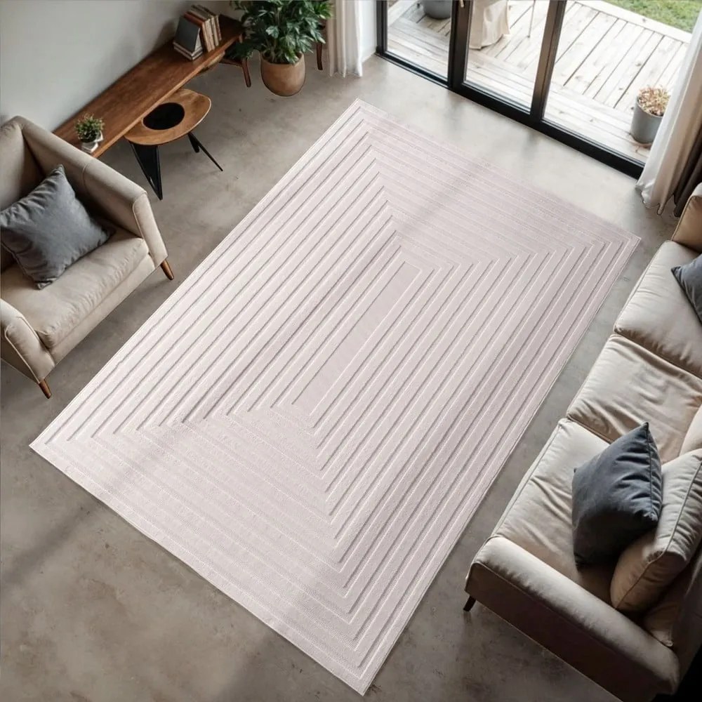 Krémszínű kültéri-beltéri szőnyeg 160x230 cm Doha 1653 Cream – Ayyildiz Carpets