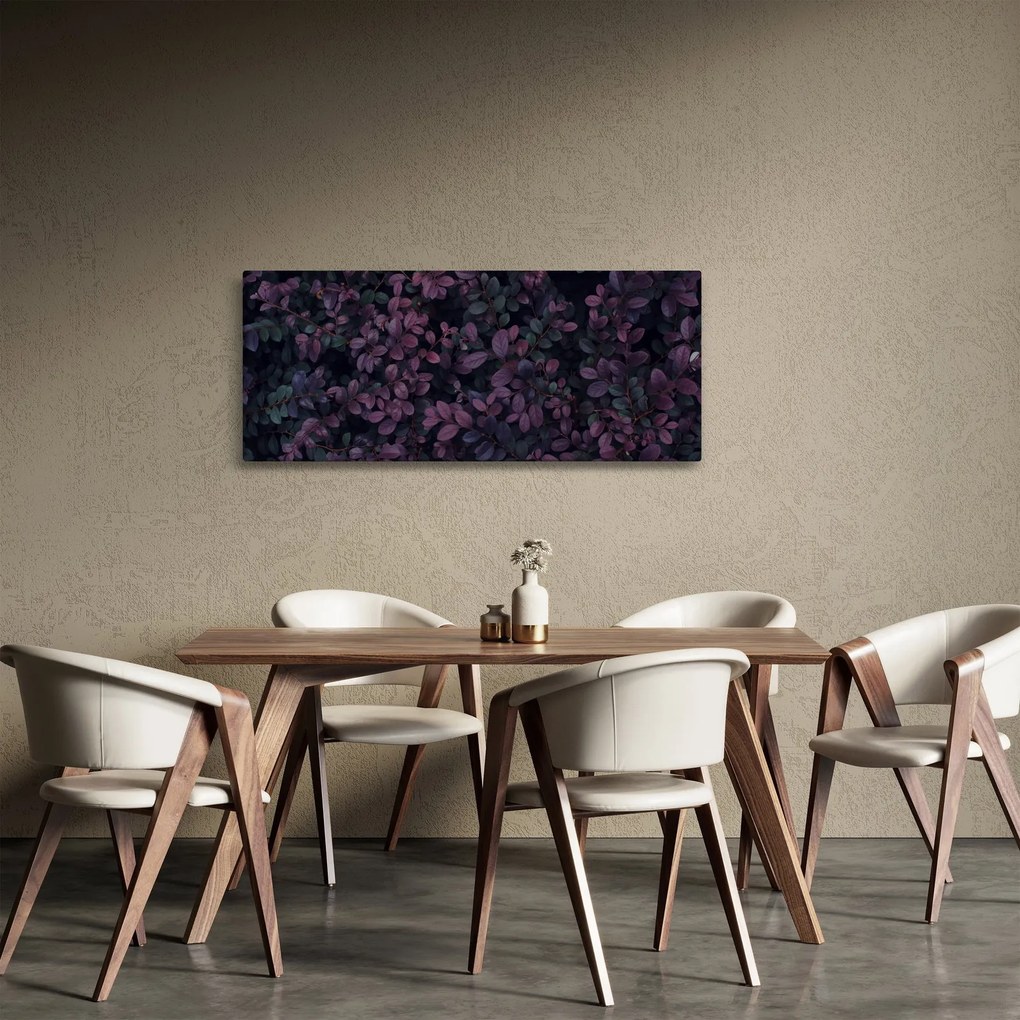 Sötétvörös levelek képe (120x50 cm)