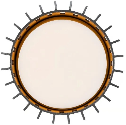 Nordlux - Kültéri mennyezeti lámpa ALUDRA 1xE27/15W/230V antracit