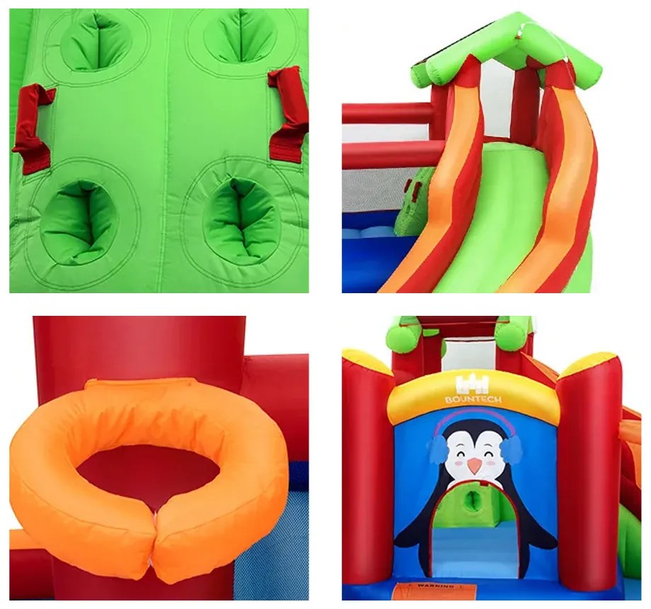 Pingvines felfújható vízicsúszda