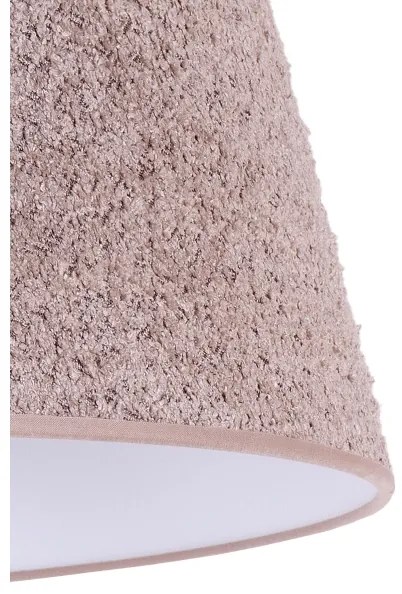 Duolla - Csillár zsinóron BOUCLE 1xE27/15W/230V á. 50 cm barna