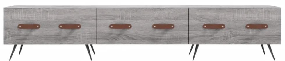 szürke sonoma színű szerelt fa TV-szekrény 150x36x50 cm