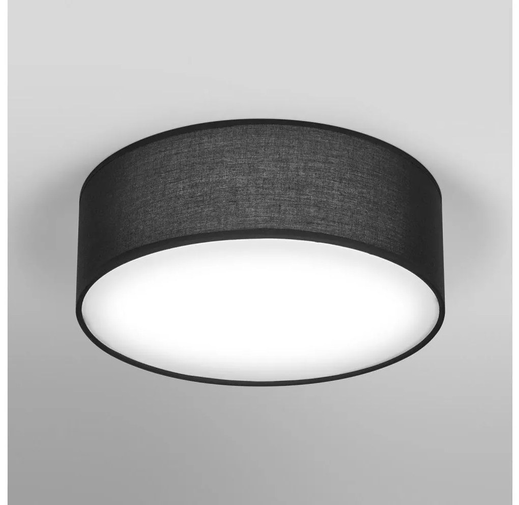 Osram - mennyezeti lámpatest ORBIS PARIS 1xE27/25W/230V átm. 30 cm fekete