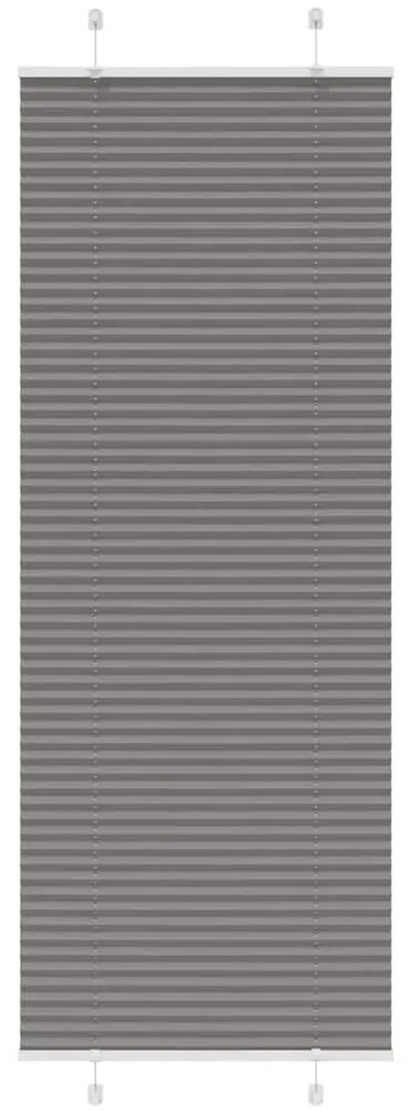 pliszírozott redőny antracit 70x200 cm szövetszélesség 69,4 cm