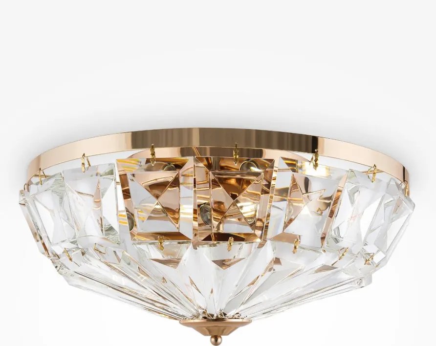 MAYTONI MOD094CL-06G FACET Klasszikus Mennyezeti Lámpa Arany E14 IP20