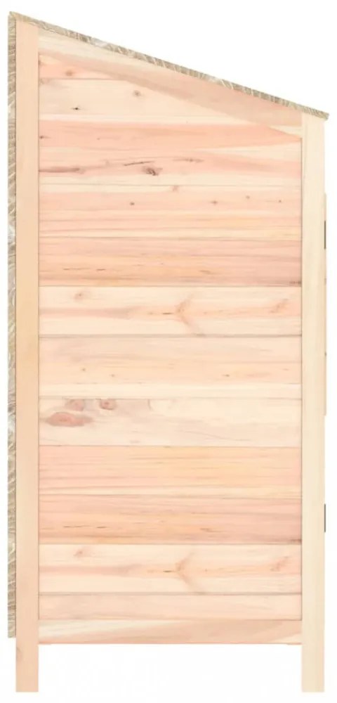tömör fenyőfa kerti fészer 55 x 52 x 112 cm
