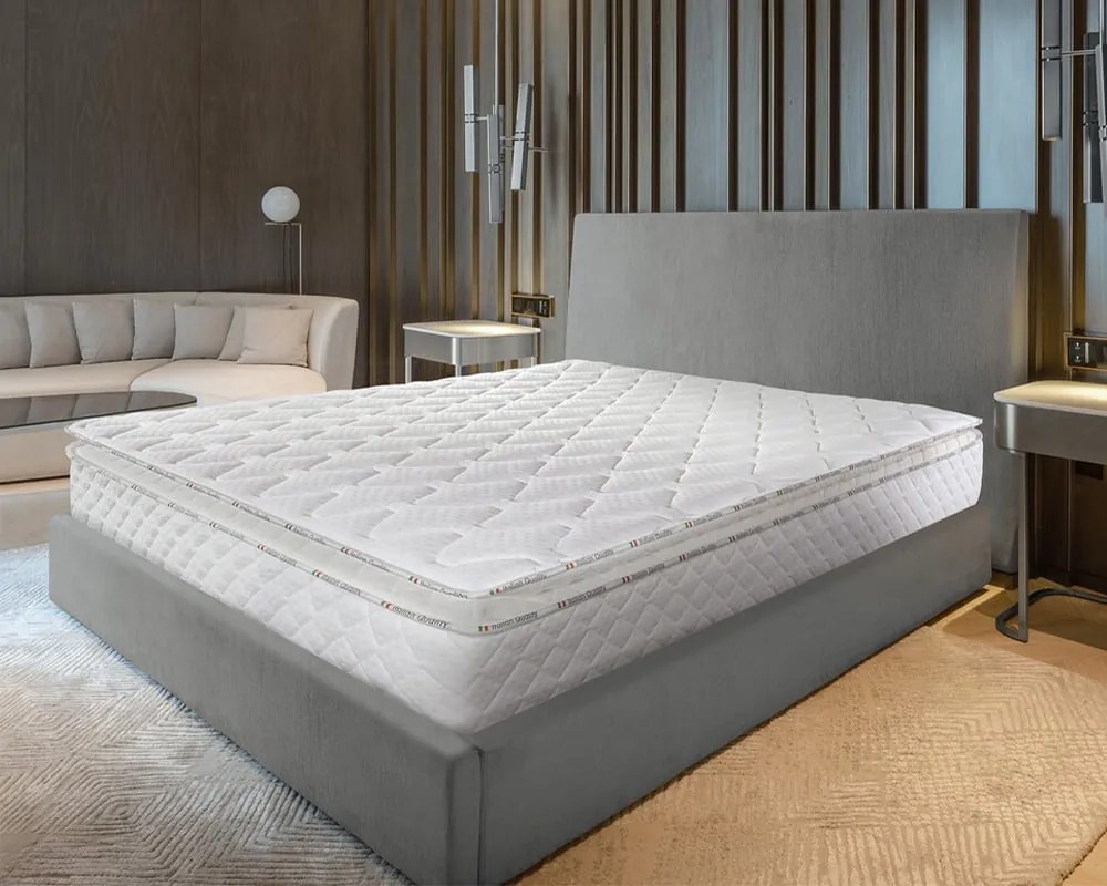 Green Future Hotel Line Deluxe Memory Pocket Matrac 160x200 cm, félkemény, ortopéd, 7 zónás, memóriahabos, táskarugós, 30 cm, anatómiai, antiallergén huzattal
