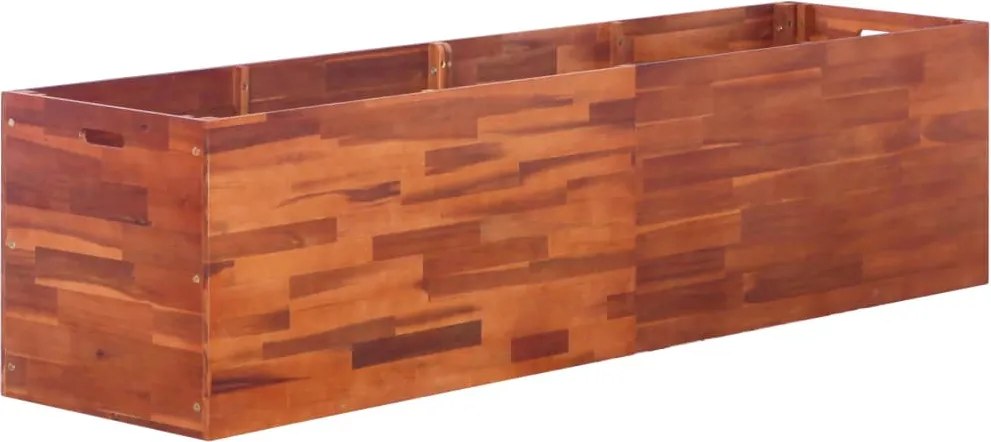 vidaXL akácfa kerti magaságyás 200 x 50 x 50 cm