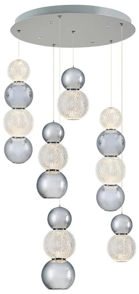 LED kábeles függőlámpa CREMONA LED/34W/230V 3000K matt króm