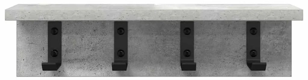 Fali Kabáthorog Beton szürke 40 x 10.5 x 10.5 cm Faanyag