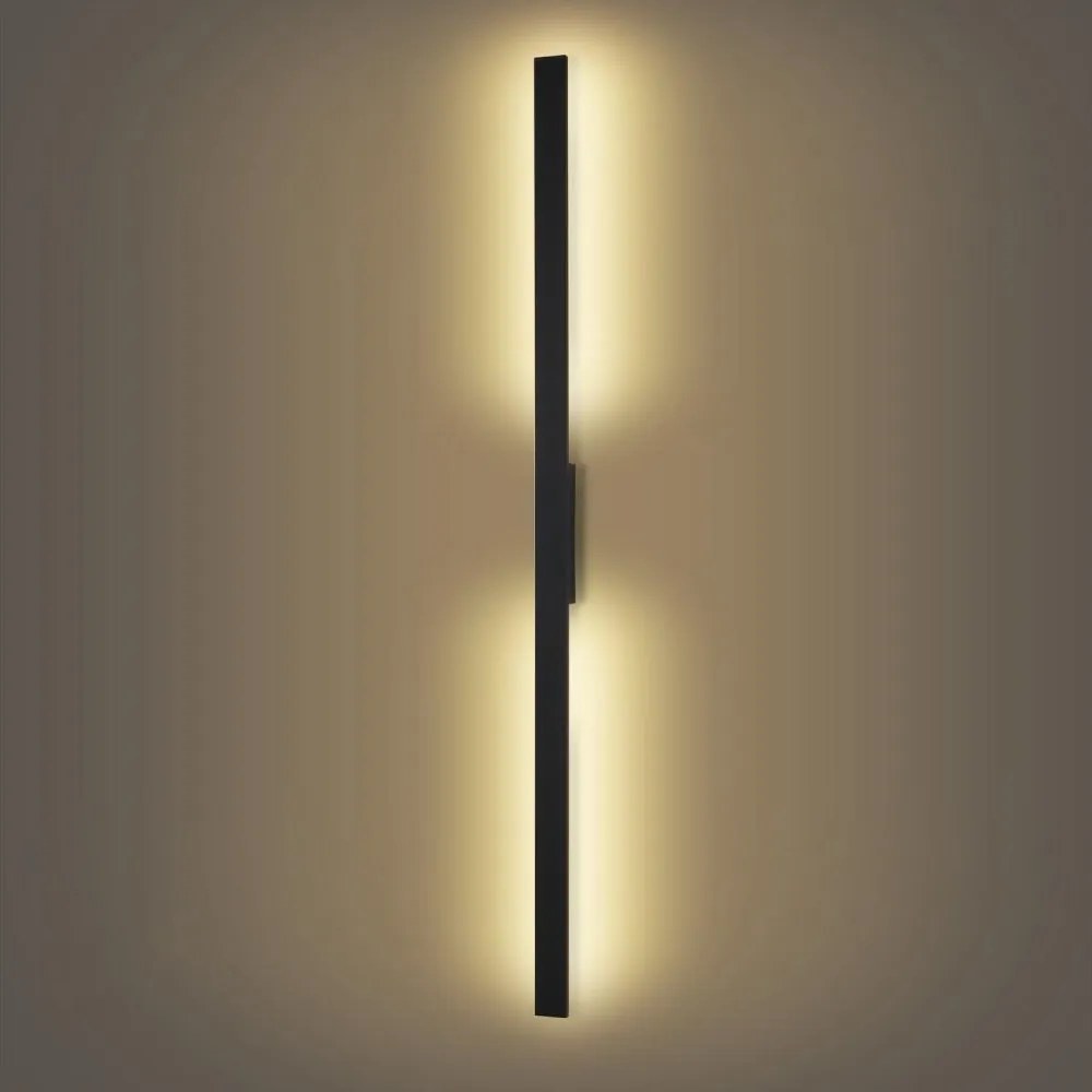 Brilagi - LED kültéri fali lámpa LUNA LED/30W/230V 3000K IP65 150 cm fekete CRI 90