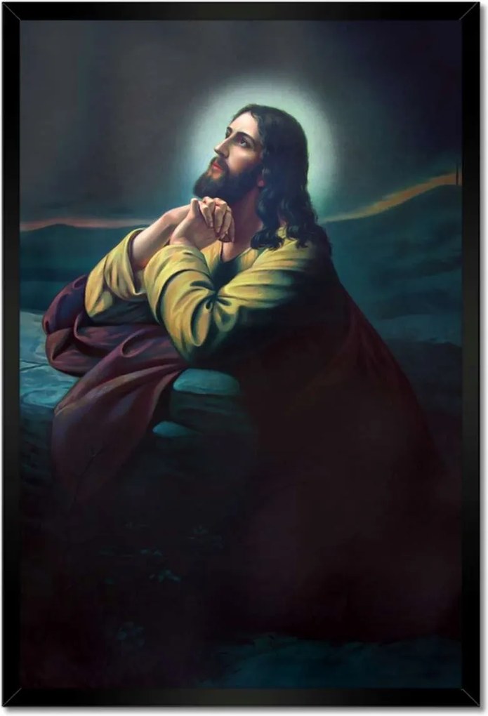 Poszterek keretben 40x60 Ima a kertben Jézus