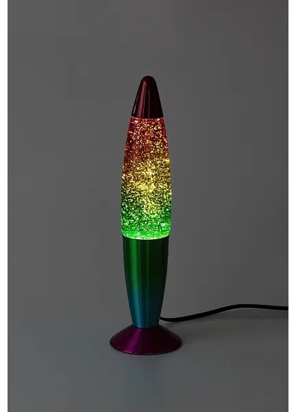 Rabalux 76008 - LED Lávalámpa GLITTER RAINBOW 2 LED/25W/230V