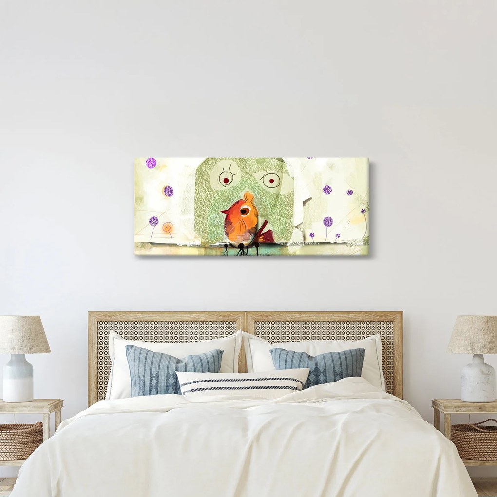 Kép - Egy madár lelke (120x50 cm)