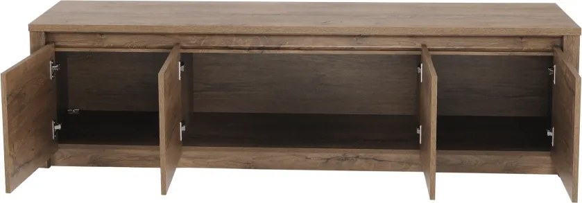 Komód 4-ajrós, tölgyfa lefkas, MONTANA K4D