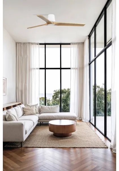 FARO 33838WT - HEYWOOD TUB L mennyezeti ventilátor fenyő/fehér, 132 cm, DO