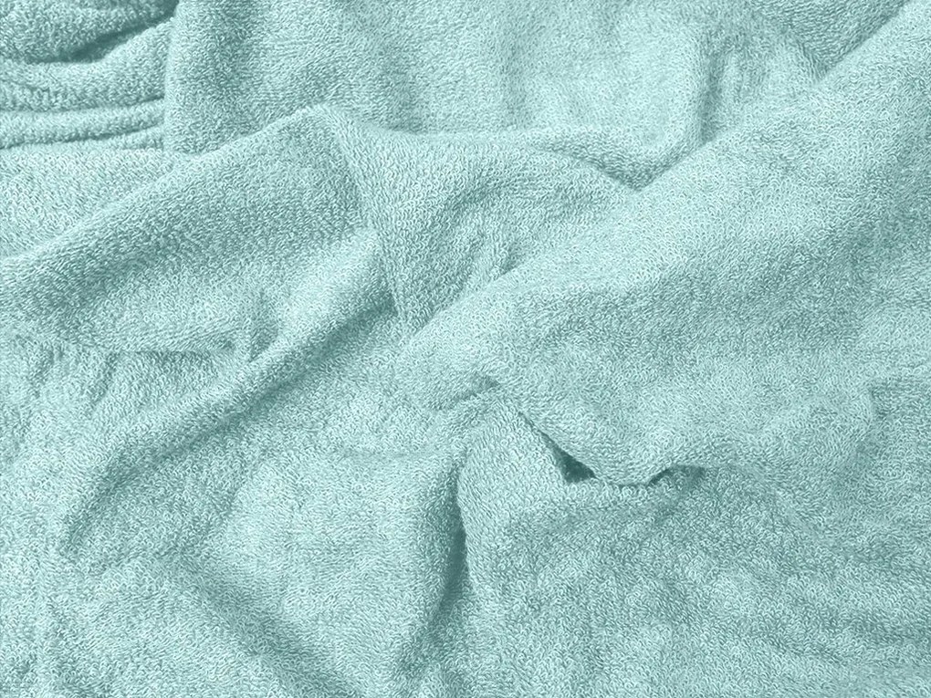 BASIC mentol frottír lepedő 90 x 200 cm