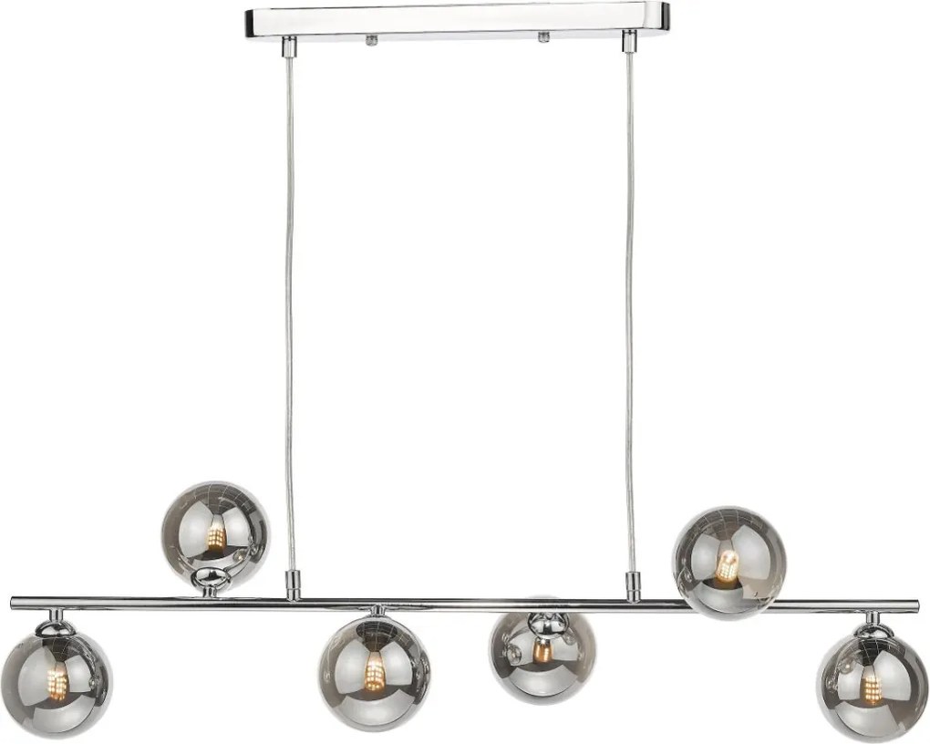 Dar Lighting Spiral SPI6450-01 Függőlámpa 6x40w/g9 ip20