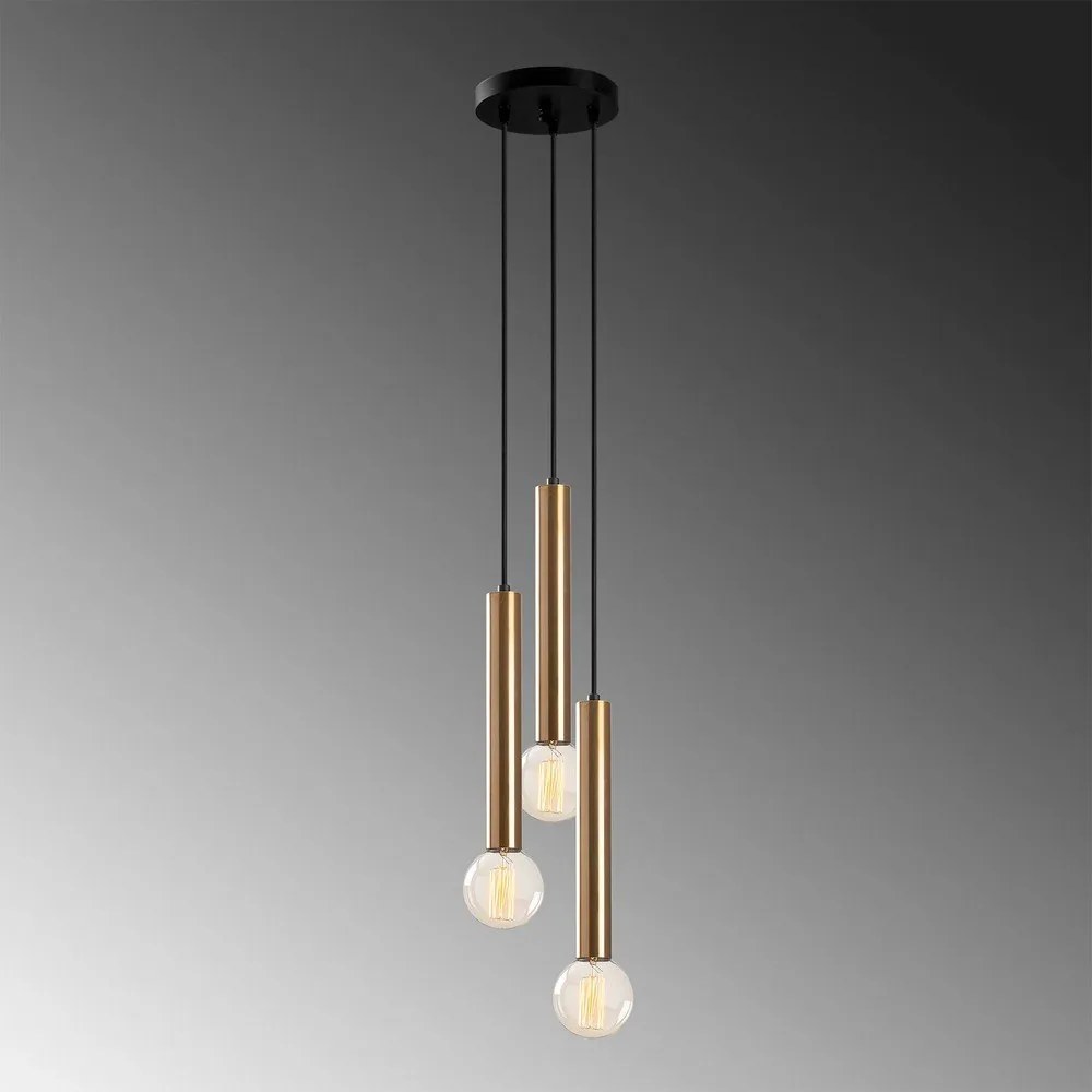 Aranyszínű függőlámpa ø 22 cm Tempo – Opviq lights