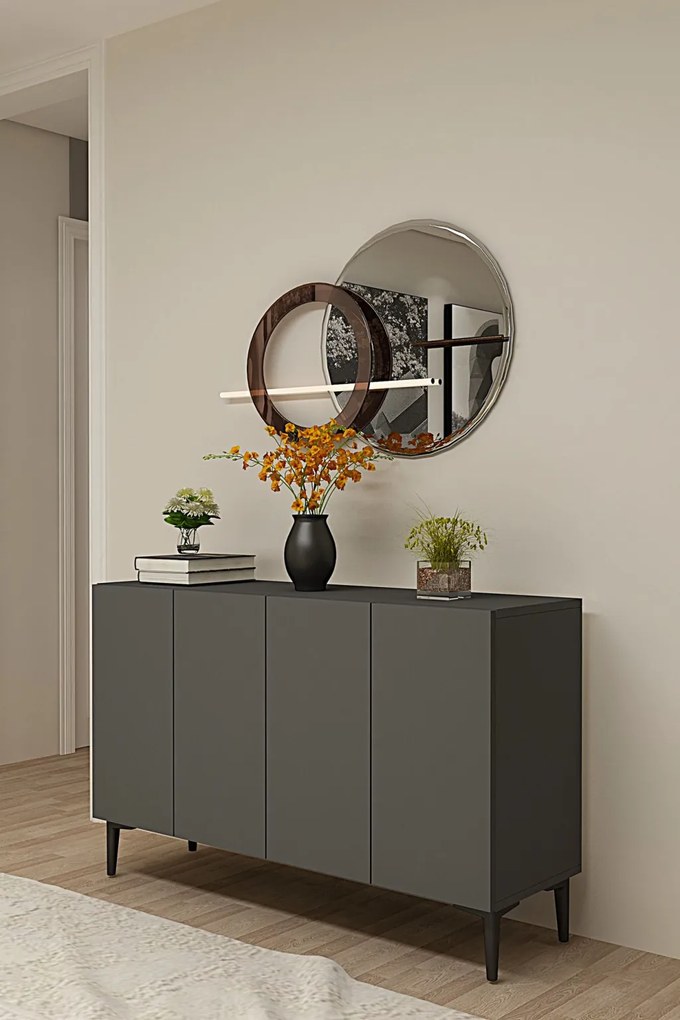 Aplos komód, antracit, 120 cm – TR555CHM1434