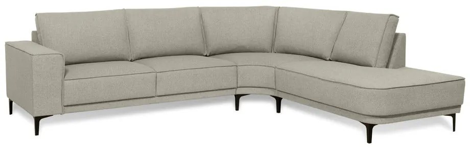 Világosszürke sarokkanapé (jobb oldali) Copenhagen – Scandic