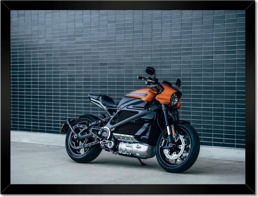 Poszterek keretben 40x30 Harley Davidson Motorkerékpár