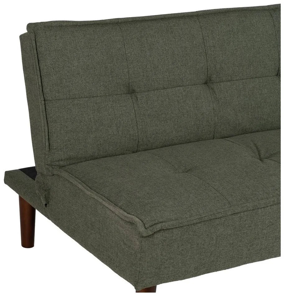 Zöld zsenília kinyitható kanapé 181 cm – Ixia