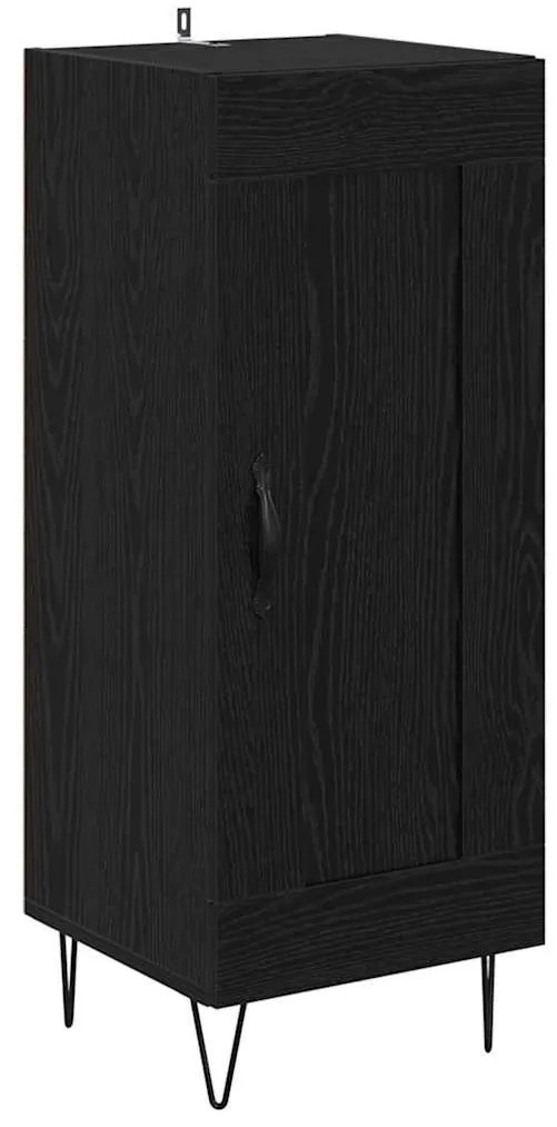 Széf Fekete tölgy 34,5 x 34 x 90 cm Műszaki fa és vas