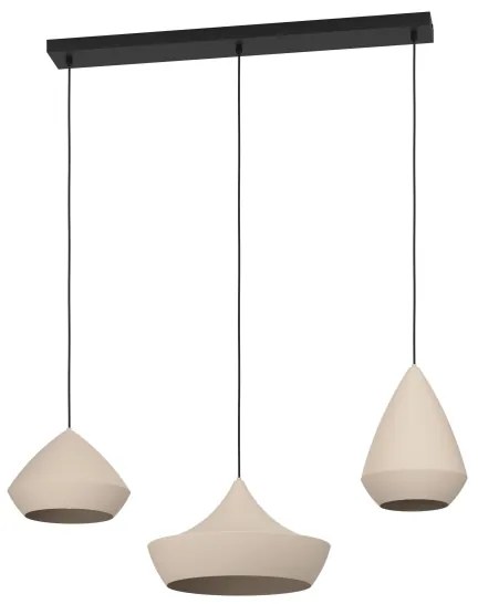 Eglo 390269 - Csillár zsinóron TORREMOLINOS 3xE27/28W/230V bézs