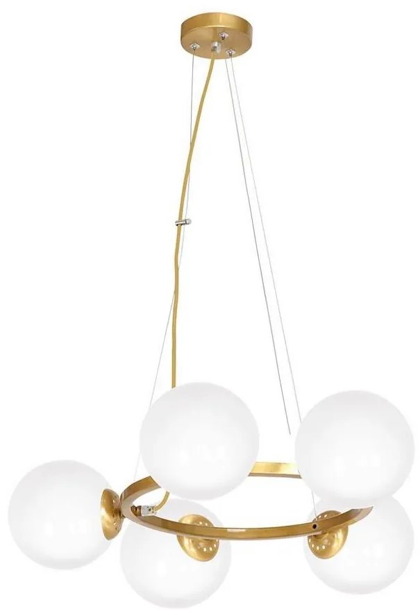 Csillár zsinóron VIENNA 5xE14/40W/230V arany